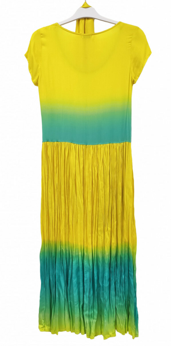 Paul Brial: Exquisite Blooms Of Maldives Crinkled Maxi Dress