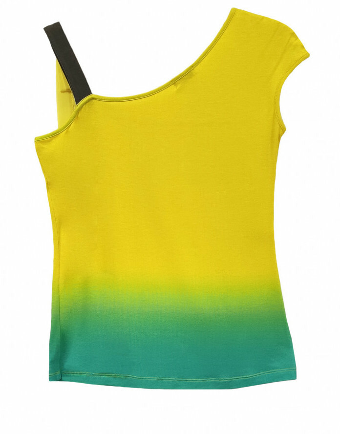 Paul Brial: Exquisite Blooms Of Maldives One Shoulder T-Shirt