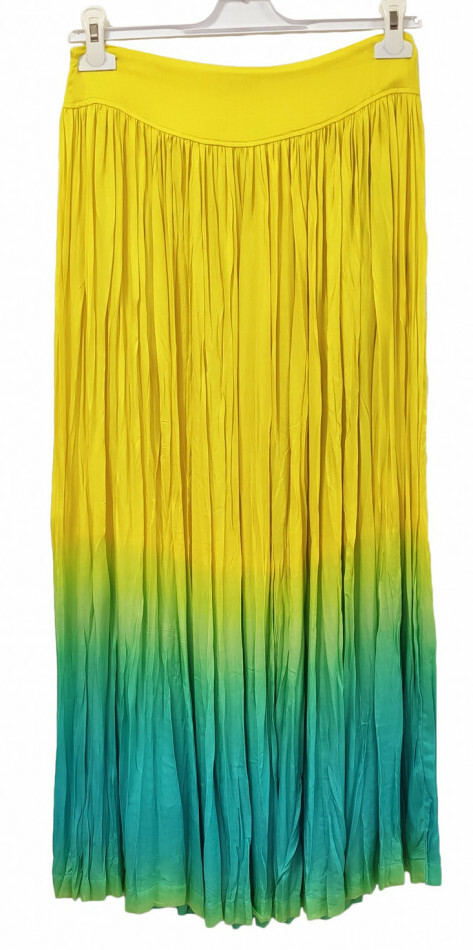 Paul Brial: Exquisite Blooms Of Maldives Crinkled Maxi Skirt