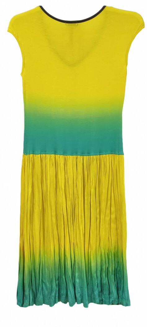 Paul Brial: Exquisite Blooms Of Maldives Crinkled Midi Dress
