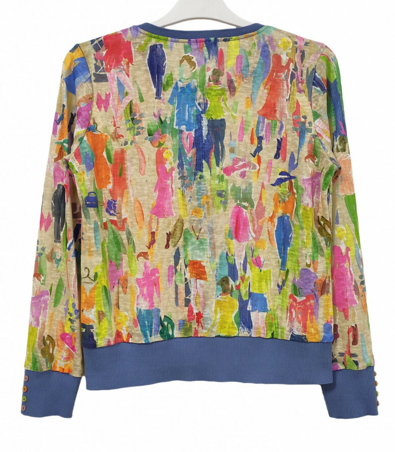 Paul Brial: Can you see the Women In Neon Color Block Cardigan (1 Left!)