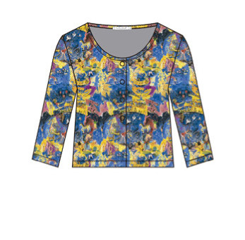 Maloka: Beauty Blooms Art Mesh Bolero (More Art Patterns!)