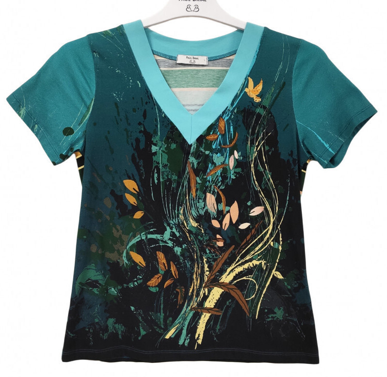 Paul Brial: Underwater Flight Abstract Art T-Shirt