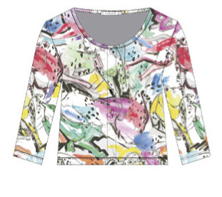 Maloka: Beauty Blooms Art Mesh Bolero (More Art Patterns!) MK_FIENN