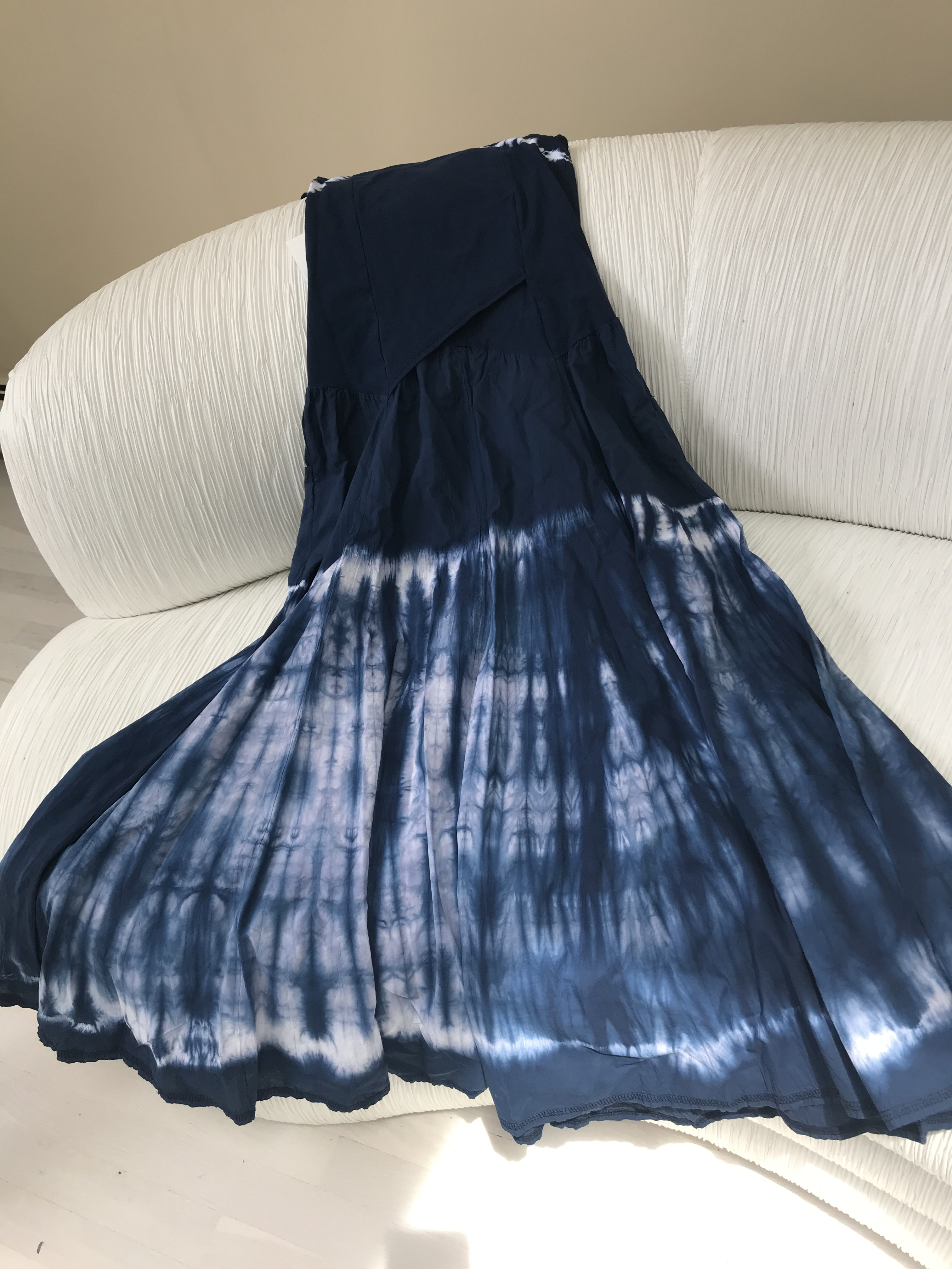Luna Luz: Cross Over Bodice Maxi Dress (Ships Immed in Inkwell!)
