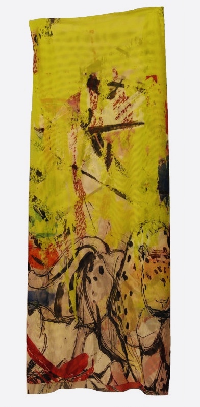 Maloka: Beauty Blooms Art Beach Skirt/Shawl (Converts to Art Scarf!)