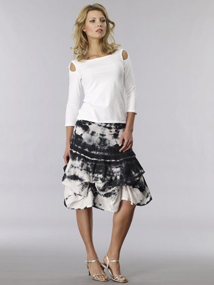 Luna Luz: Open Sleeve Cotton Top (Ships Immed in Angel Blue!)