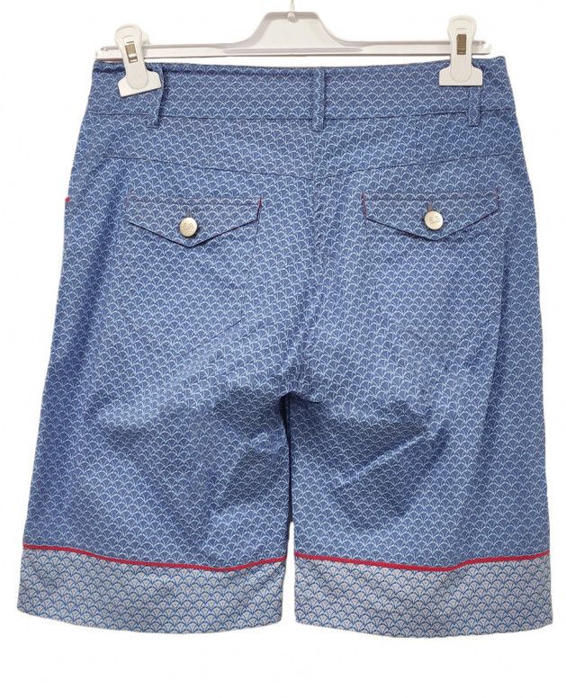 Paul Brial: Printed Bermuda Cotton Shorts