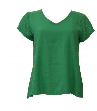 Maloka: Crocheted Split Flared Linen Top (More Colors!)