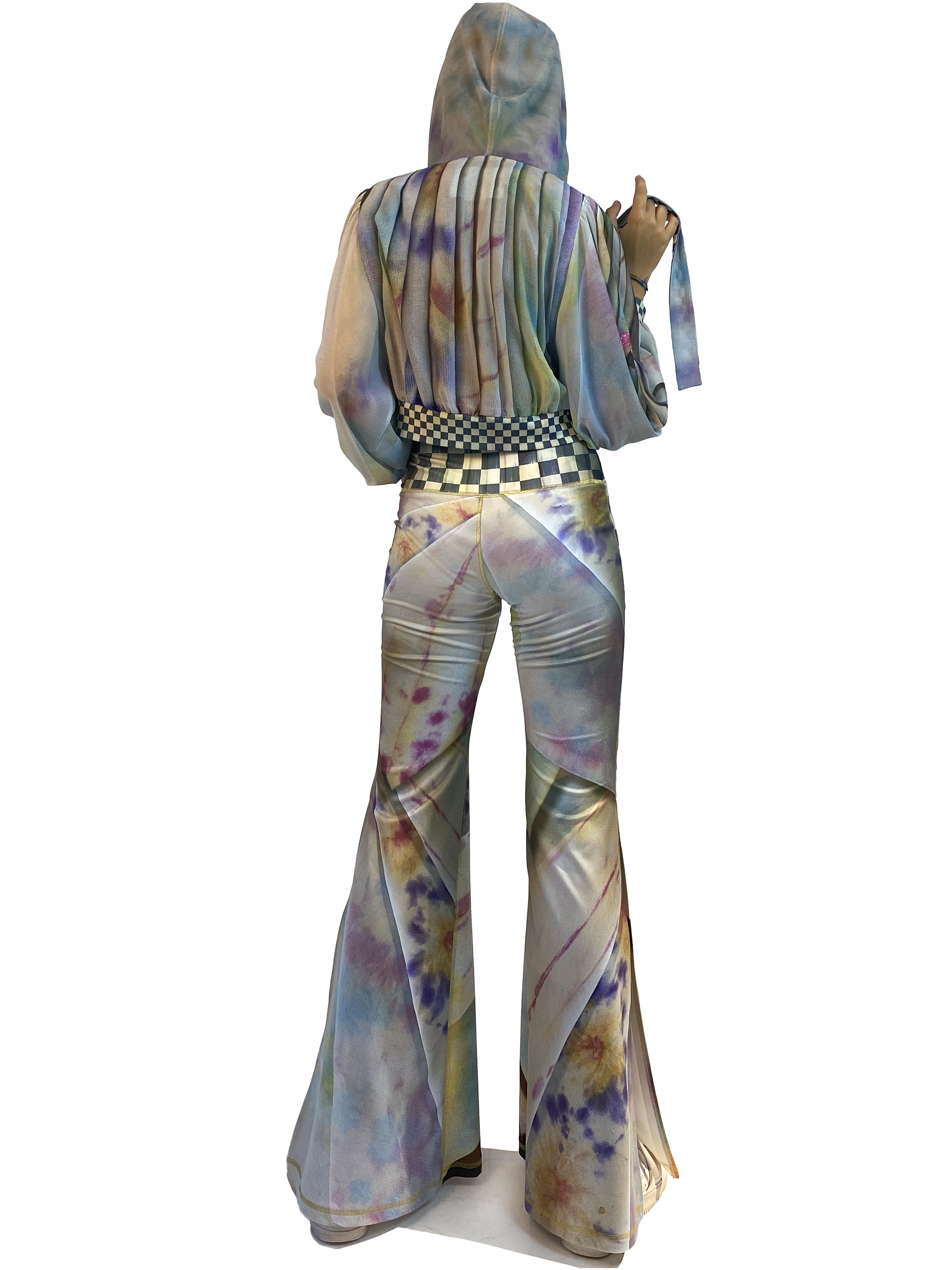 IPNG: Never Enough Color Orchid Illusion Hoody Puff Jacket