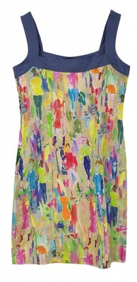 Paul Brial: Can you see the Women In Neon Linen/Cotton Dress (1 Left!)