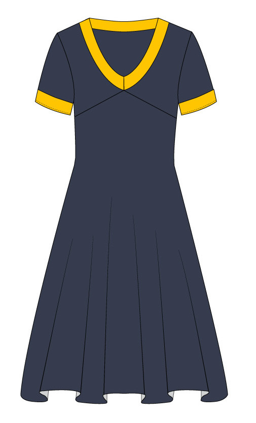 Paul Brial: My Little Flared Multi-Colored Cotton Dress