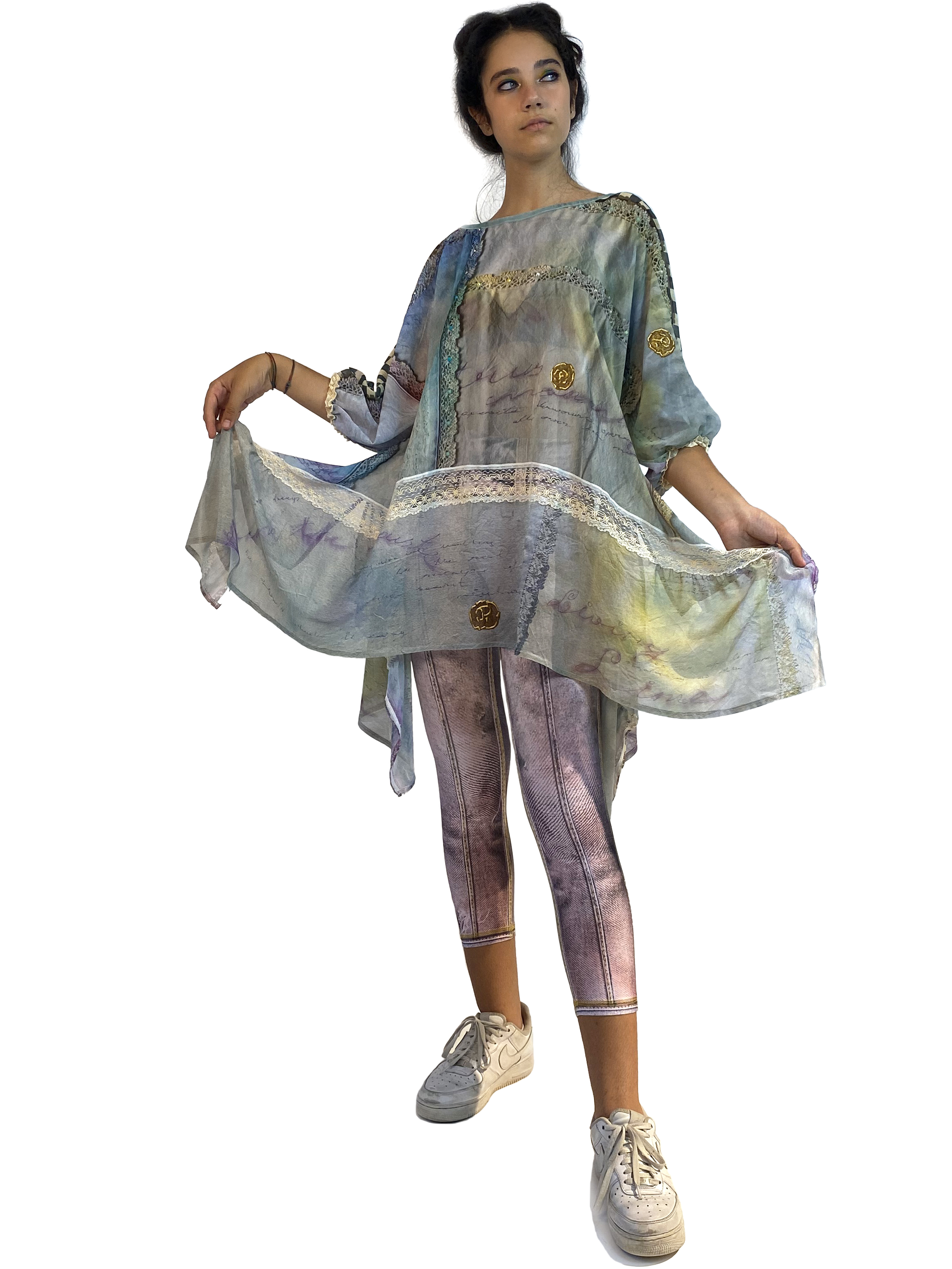 IPNG: Never Enough Color Flared Long Tunic (Some Ship Immed!)