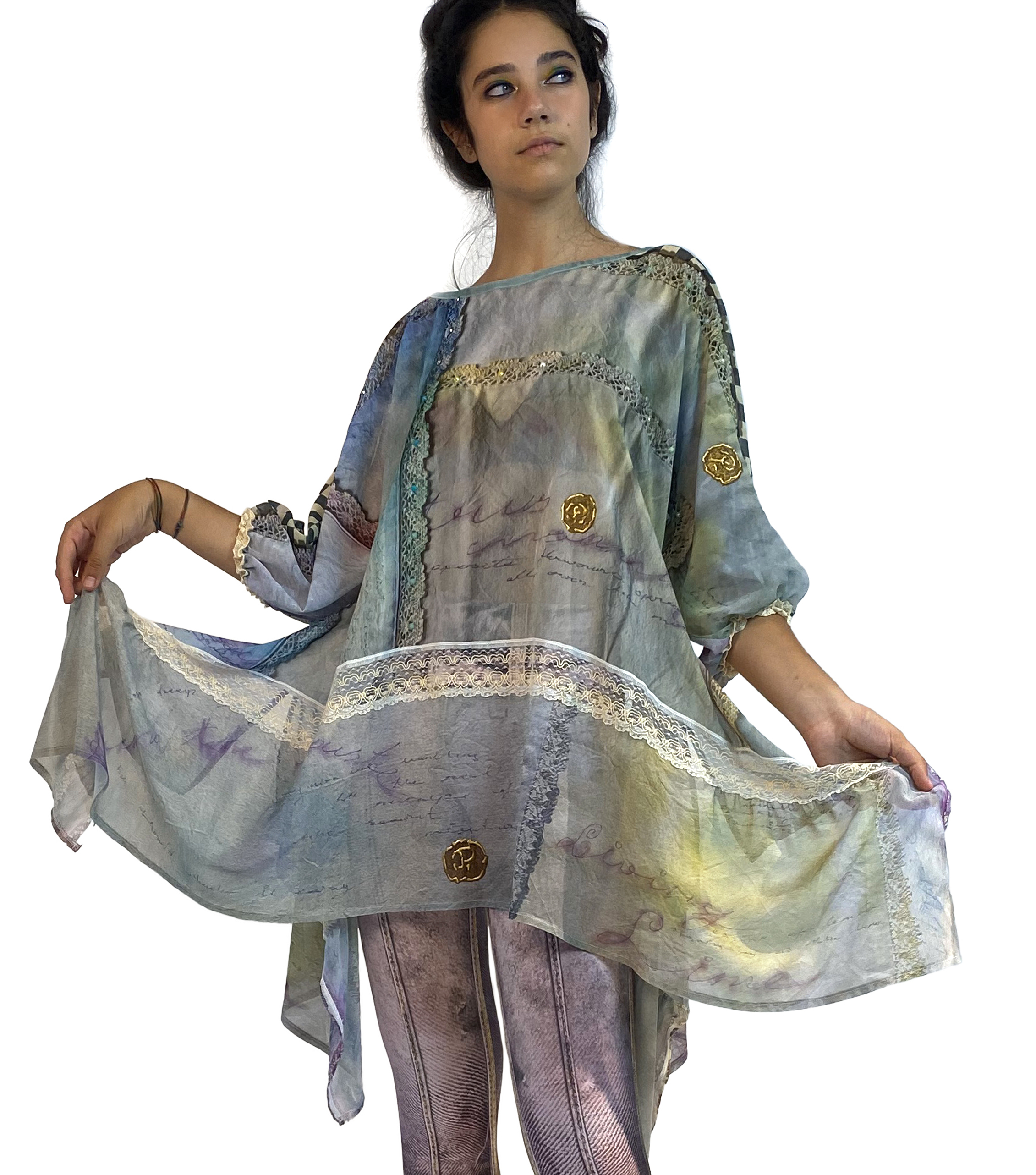 IPNG: Never Enough Color Flared Long Tunic (Some Ship Immed!) IPNG_NECTU-032