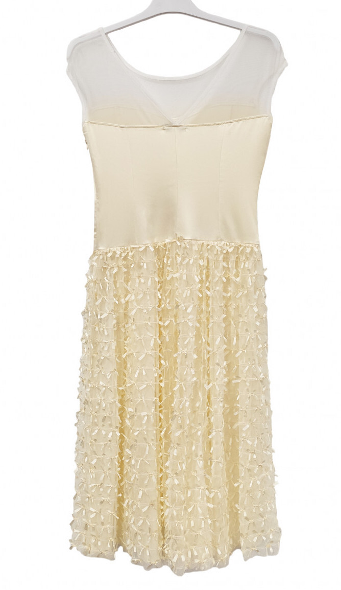 Paul Brial: Sweetheart Satin Midi Cocktail Dress (In Black & Ivory!)