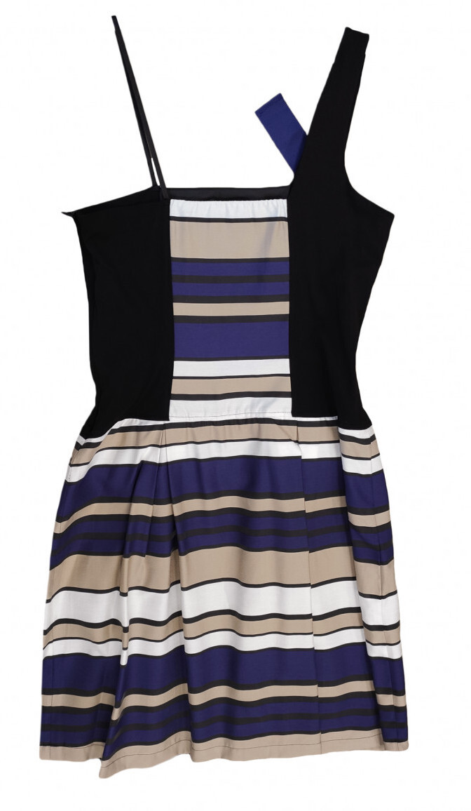 Paul Brial: One Shoulder Flared Cocktail Dress (1 Left!)
