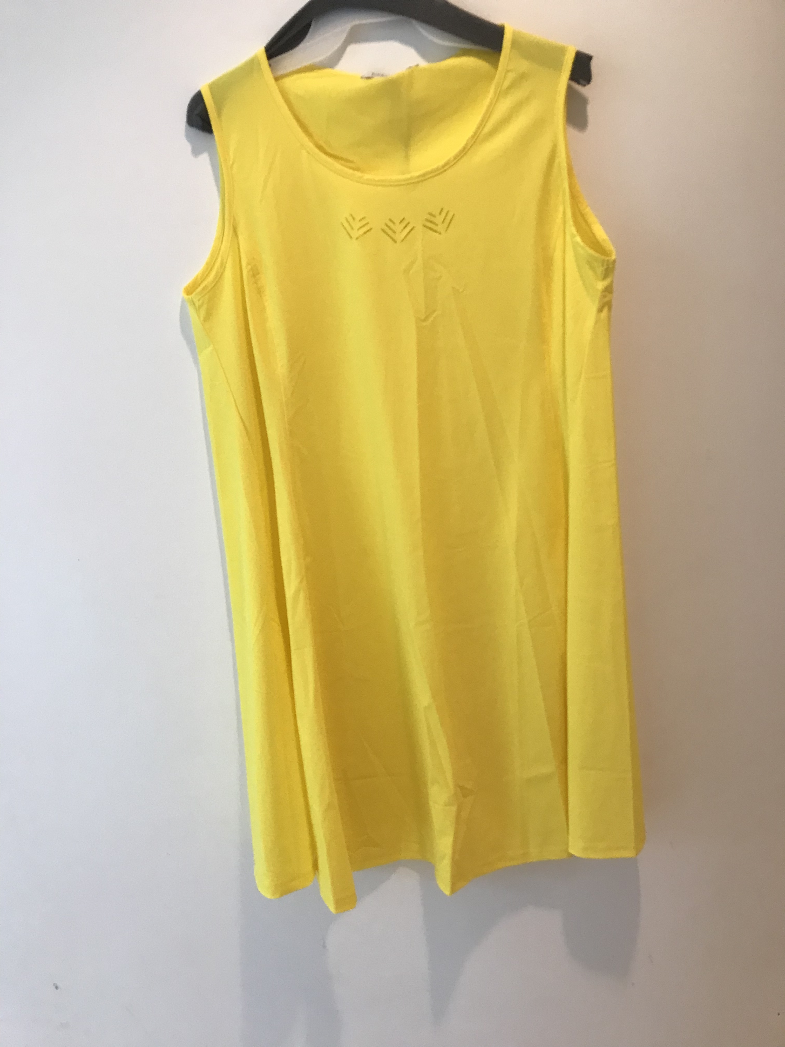 Maloka: Sleek Swirl Decolletage Flare Tunic (Click for more colors!) MK_KAROLE_YELLOW
