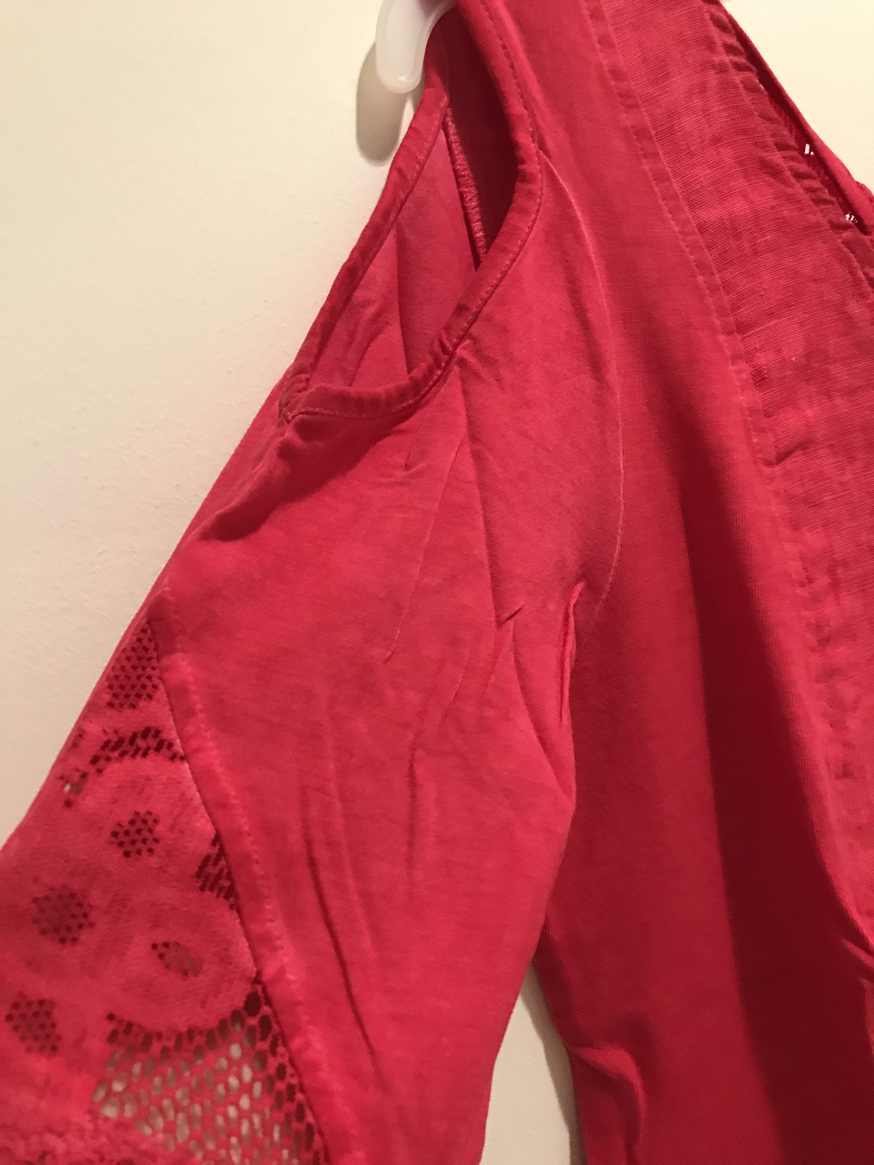 Maloka: Cutout Shoulder Princess Seam Linen Stretch Dress (1 left in Fuschia!)