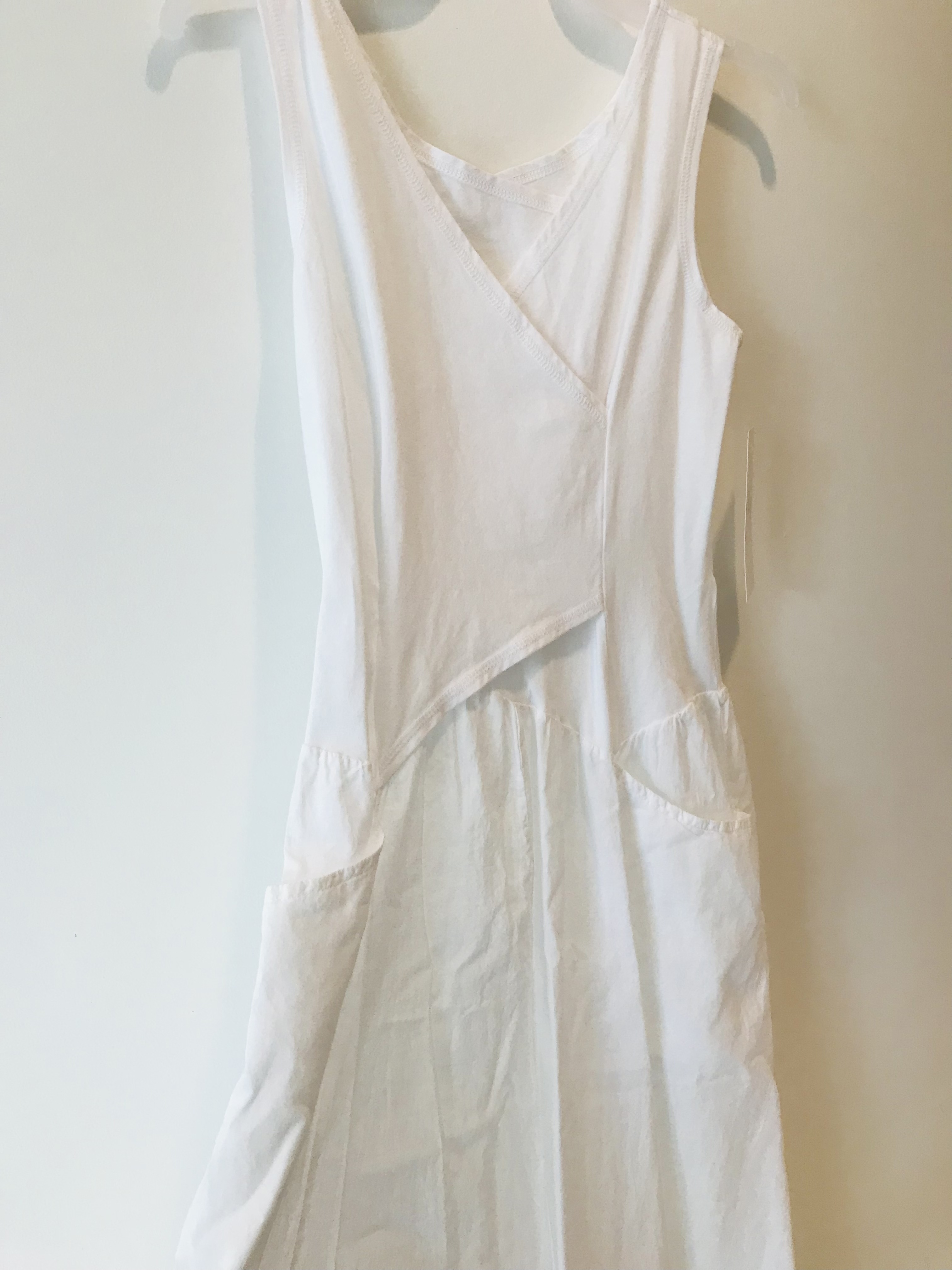 Luna Luz: Cross Over Bodice Maxi Dress (Ships Immed in White, 2 Left!)