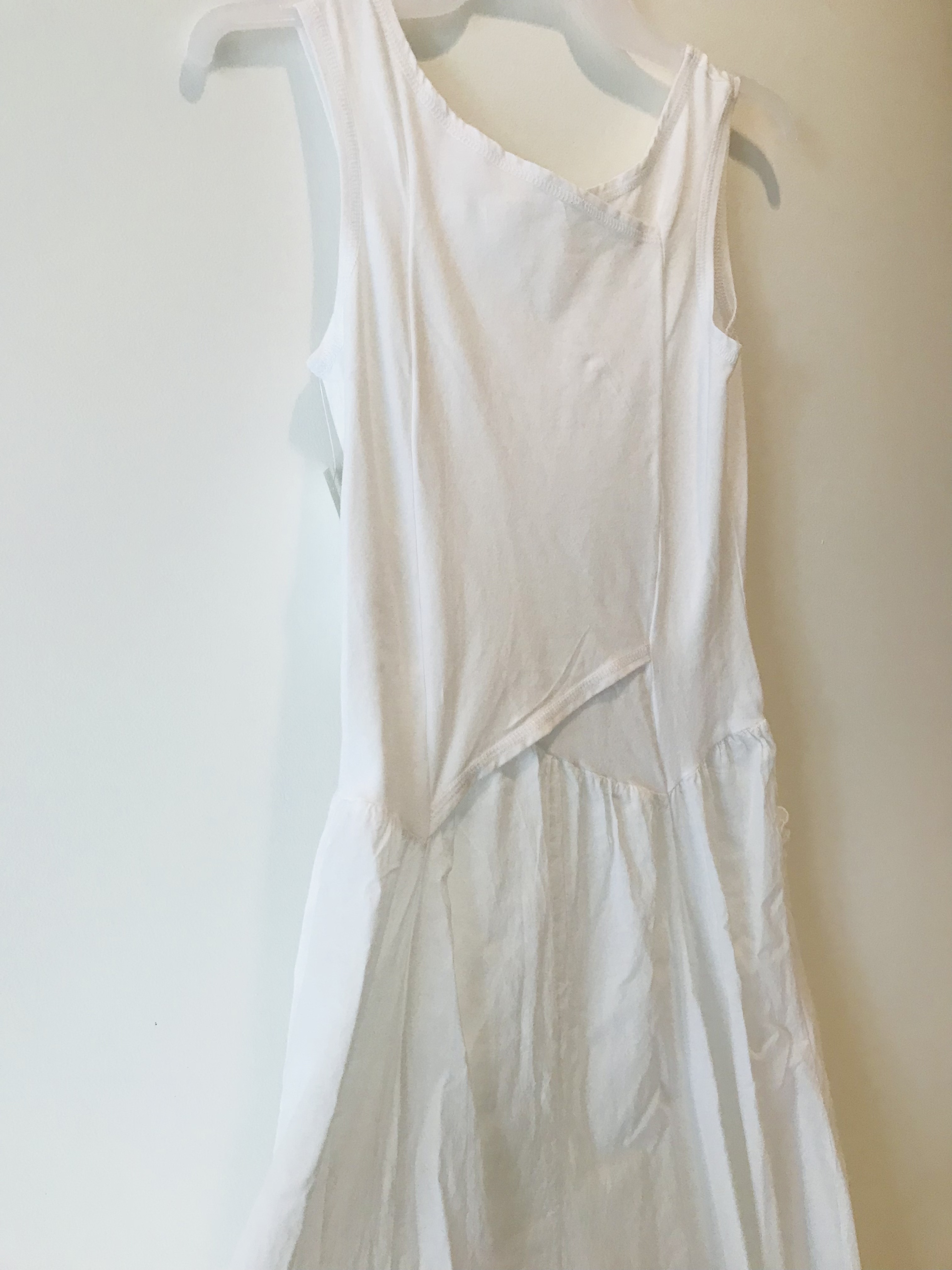 Luna Luz: Cross Over Bodice Maxi Dress (Ships Immed in White, 2 Left!)