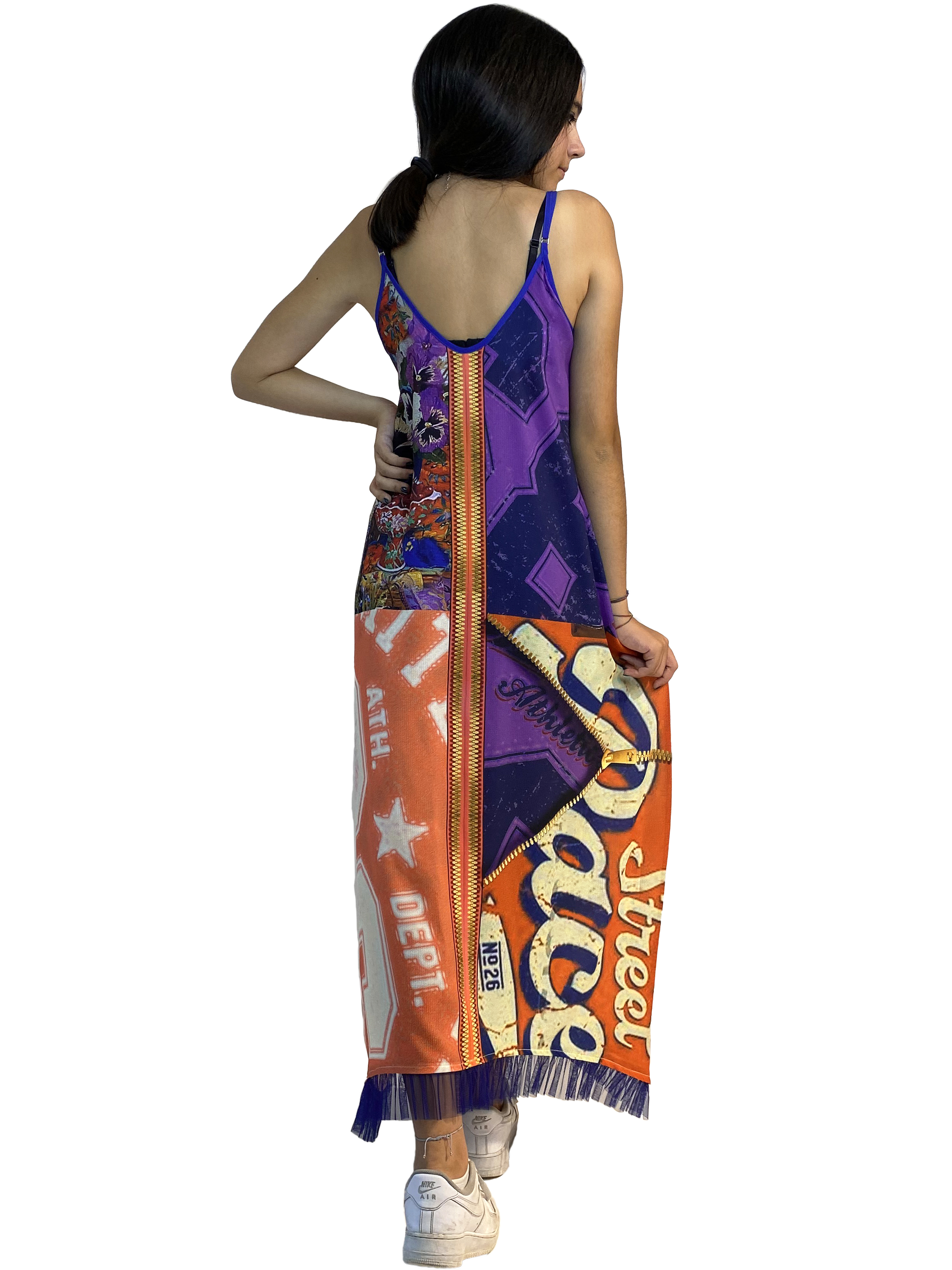 IPNG: Summer In A Flower Illusion V Pocket Maxi Dress