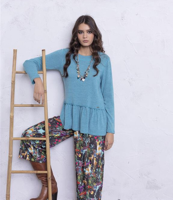 Maloka: So Soft Flared Tricot Sweater (More Colors!)