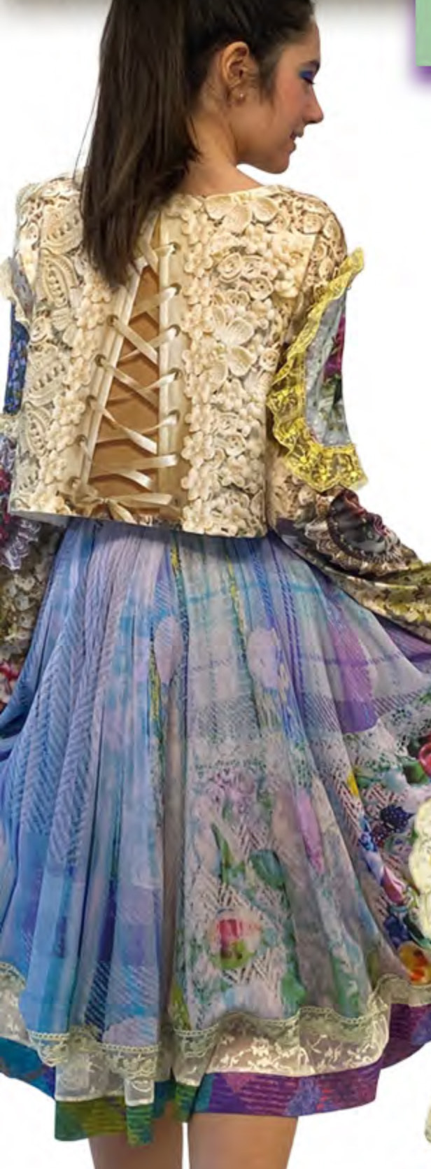 IPNG: Mood Of Flavour Chiffon Midi Illusion Skirt
