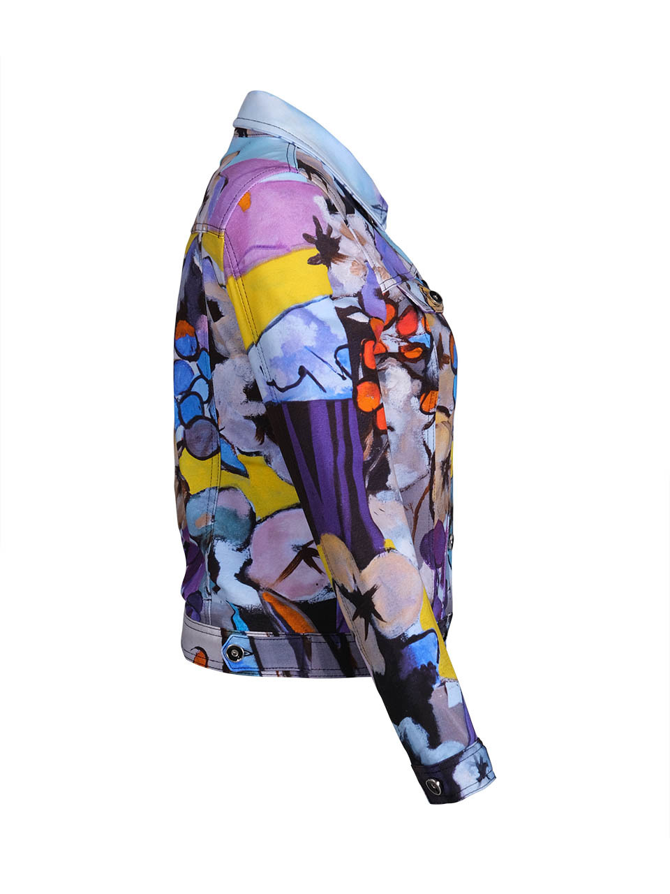Simply Art Dolcezza: Still Life Abstract Art Soft Denim Jacket