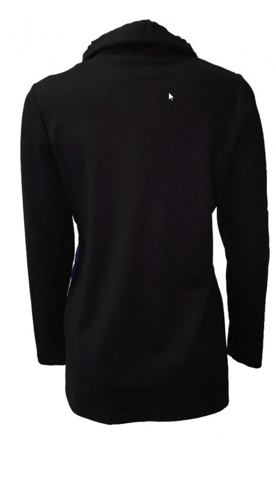 Maloka: Color Contrast Quilted Sweater