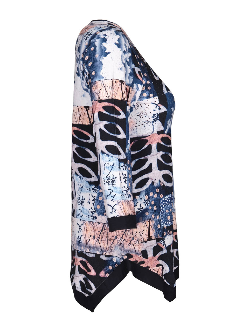Simply Art Dolcezza: Papers In Color Asymmetrical Art Tunic (Few Left!)