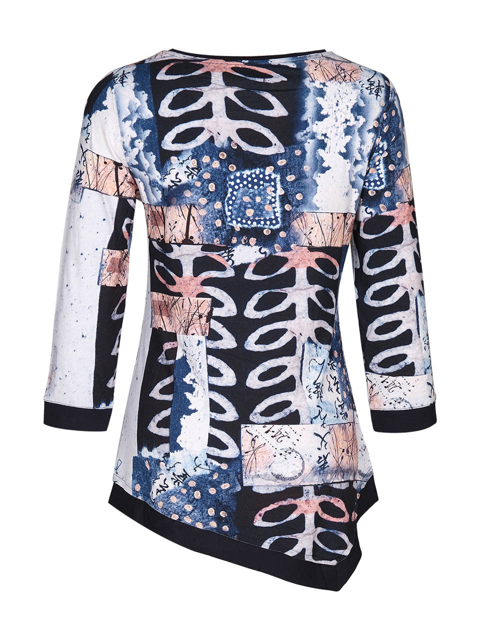 Simply Art Dolcezza: Papers In Color Asymmetrical Art Tunic (Few Left!)
