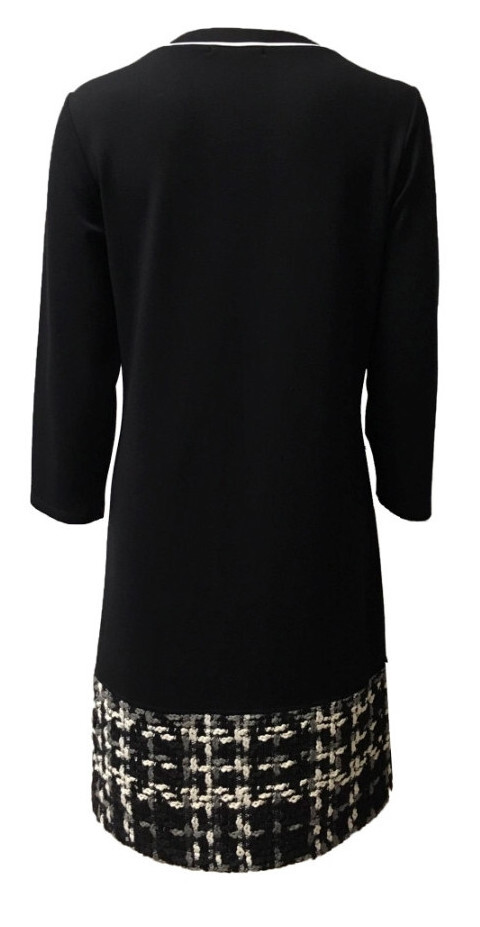 Maloka: The Colors Of Coco Chanel Jacquard Hem Dress (1 Left!)