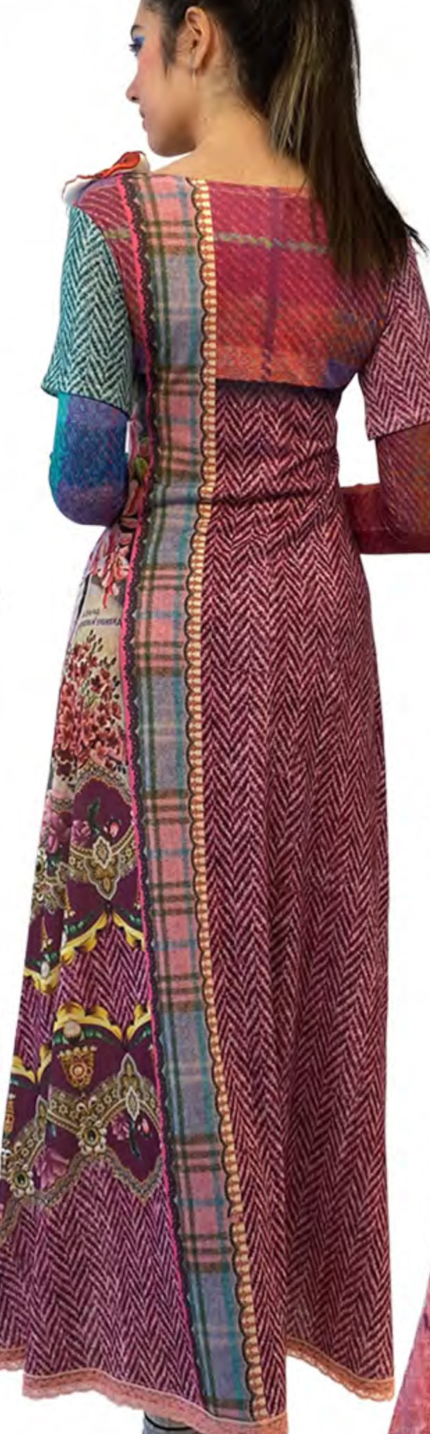 IPNG: Mood Of Flavour Tweed Illusion Cameo Dress
