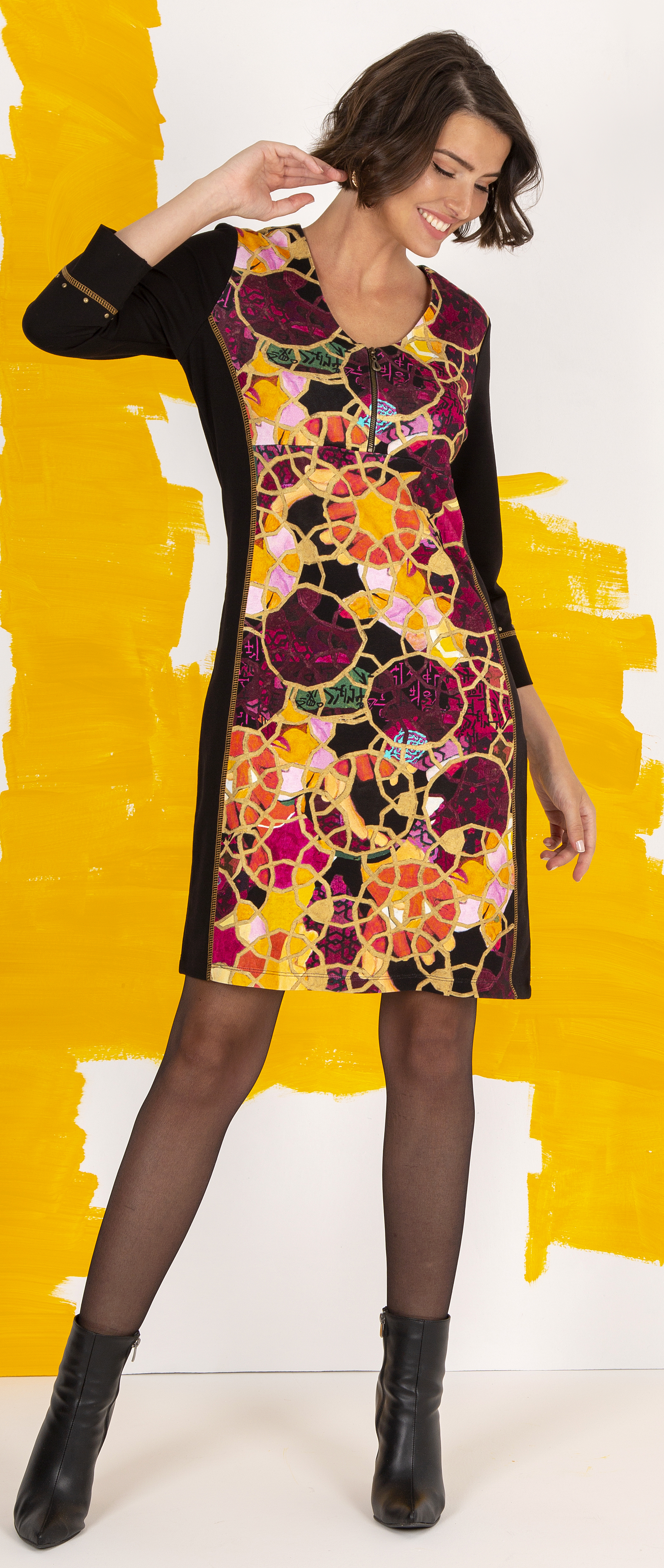 Simply Art Dolcezza: Blessings With Rings Abstract Art Dress Dolcezza_SimplyArt_71634