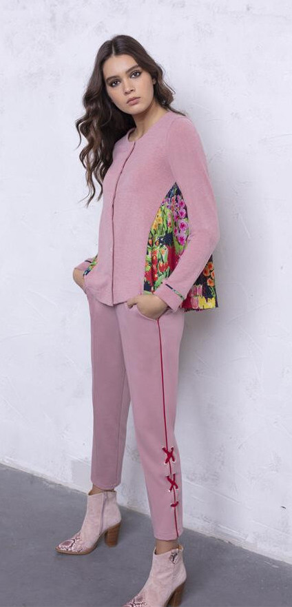 Maloka: Floral Flounce Tricot Sweater Cardigan (2 Left!) MK_EDYNA