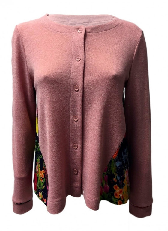 Maloka: Floral Flounce Tricot Sweater Cardigan (2 Left!)
