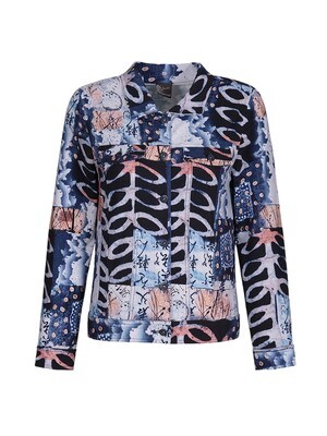 Simply Art Dolcezza: Papers In Color Abstract Art Soft Denim Jacket (Few Left!) Simply Art Dolcezza: Papers In Color Abstract Art Soft Denim Jacket (Few Left!)