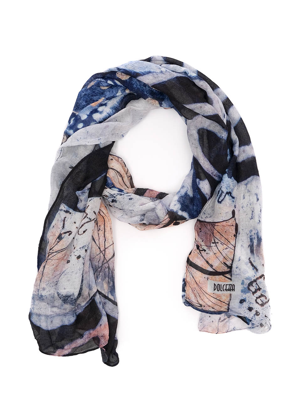 Simply Art Dolcezza: Papers In Color Abstract Art Scarf (1 Left!)