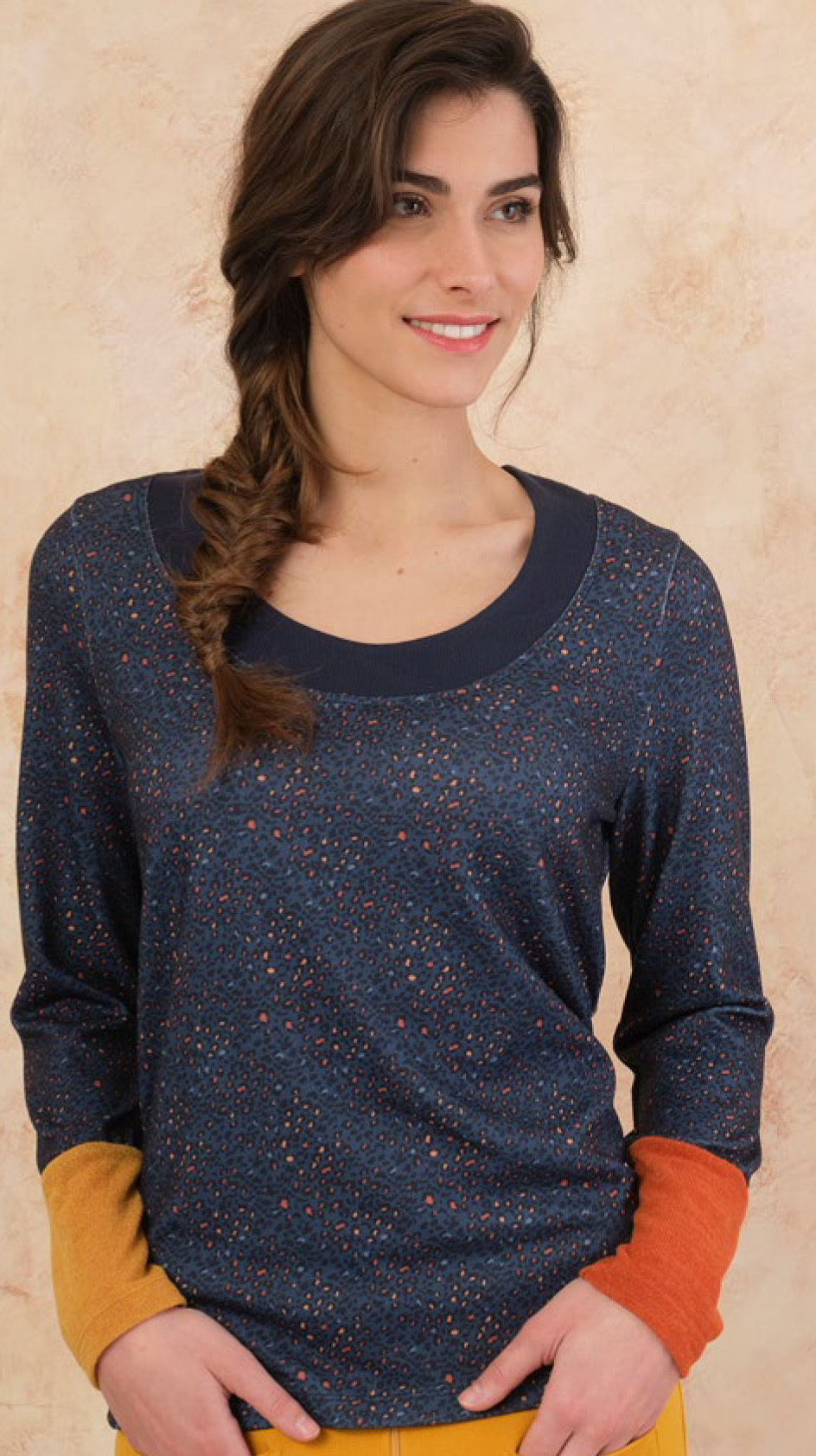 Paul Brial: Fancy Footprint Multi Cuffs Softy Sweater