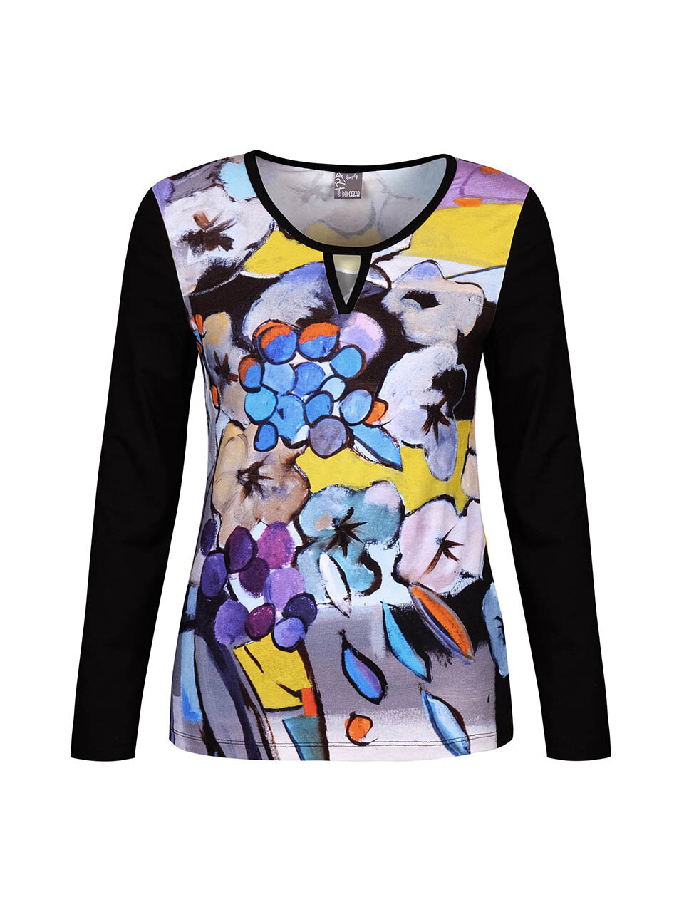Simply Art Dolcezza: Still Life Keyhole Abstract Art Top (2 Left!)