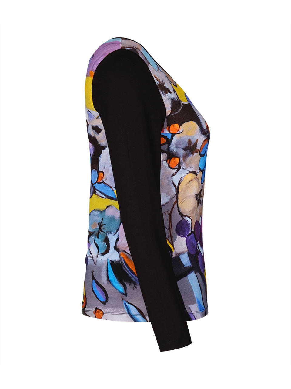 Simply Art Dolcezza: Still Life Keyhole Abstract Art Top (3 Left!)