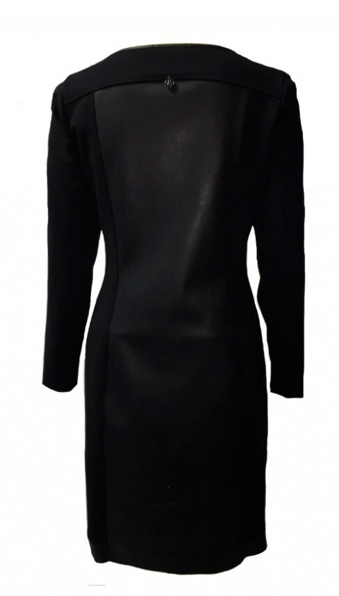 Maloka: Vegan Leather Keyhole Little Black Dress (Few Left!)