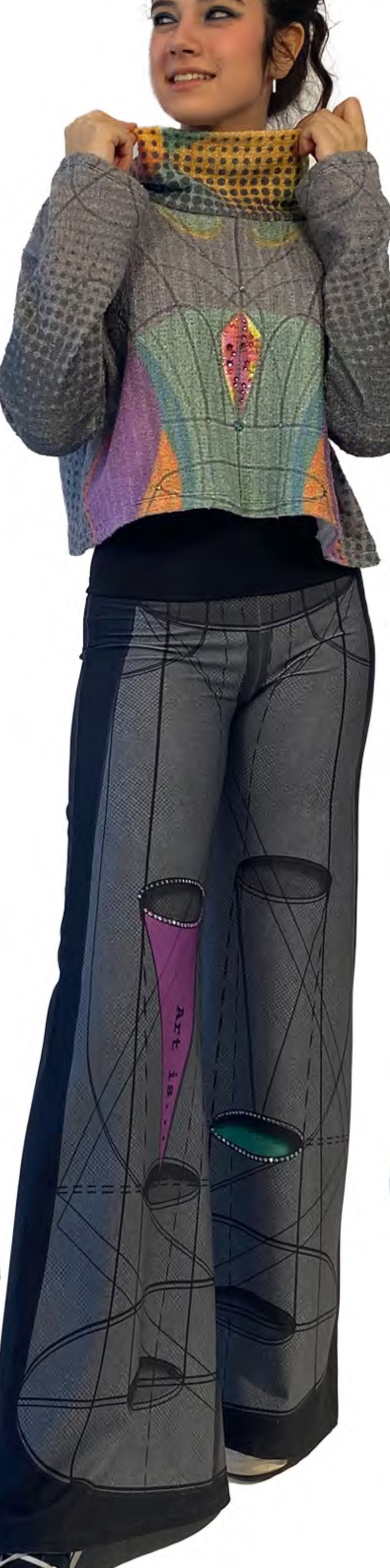 IPNG: Art Is My Body In Rhythm Illusion Comfort Pants IPNG_AIYP-058