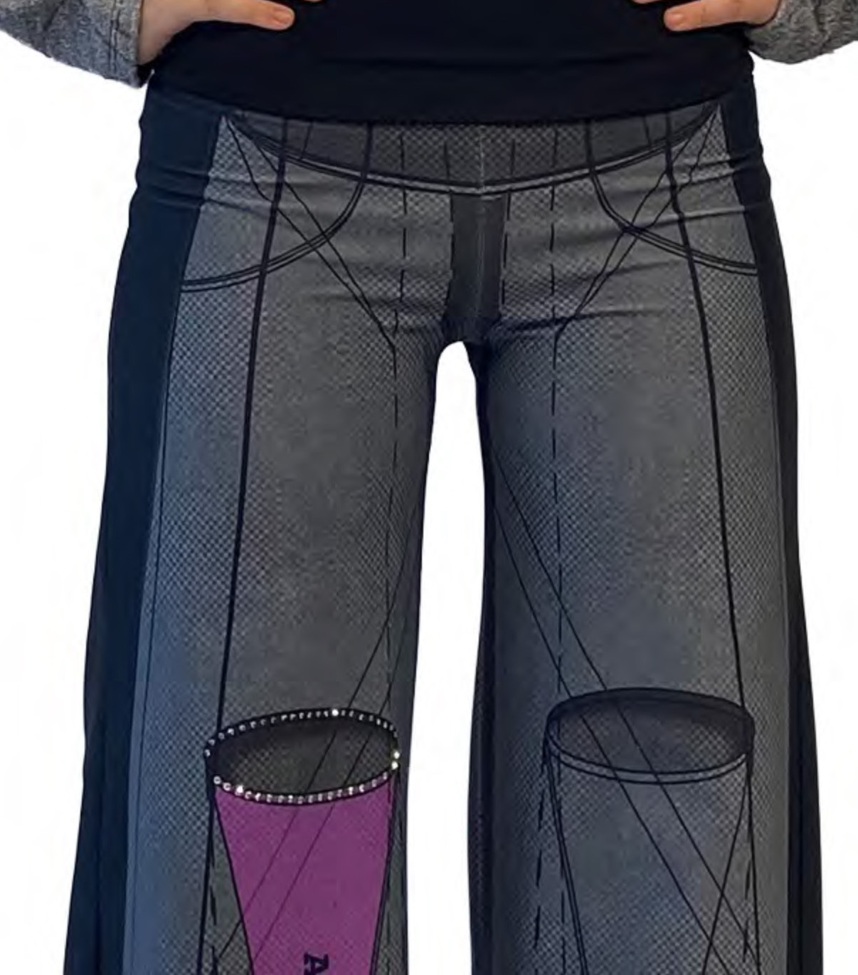 IPNG: Art Is My Body In Rhythm Illusion Comfort Pants
