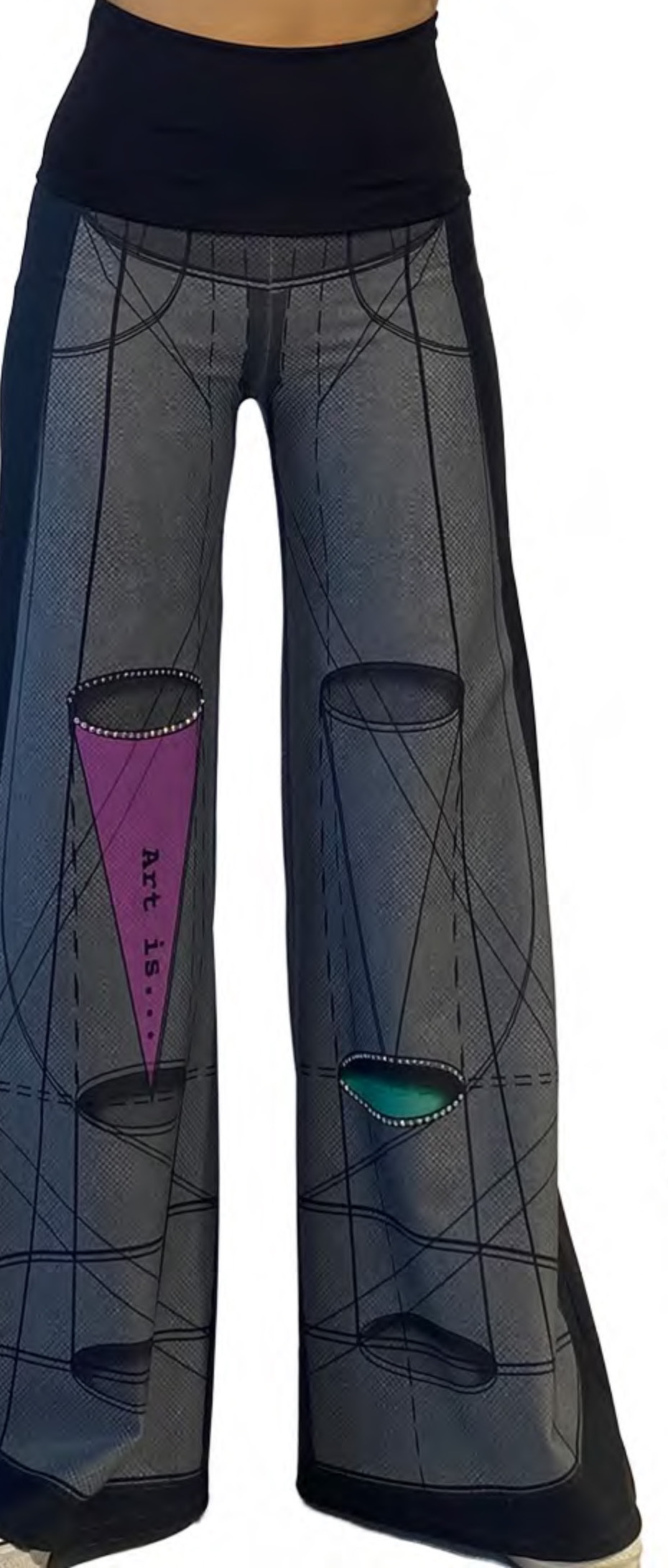 IPNG: Art Is My Body In Rhythm Illusion Comfort Pants
