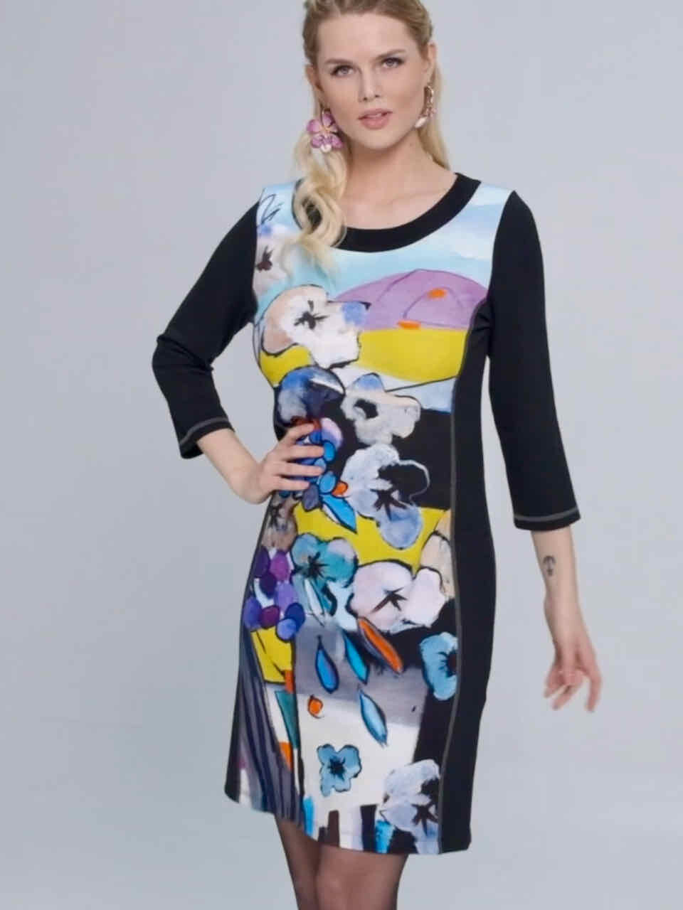 Simply Art Dolcezza: Still Life Abstract Art Dress (1 Left!)