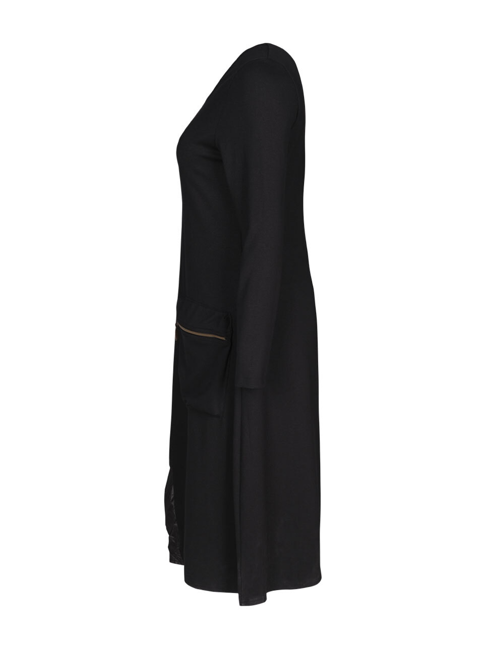 EverSassy By Dolcezza: Asymmetrical Pocket Multi-Media Black Dress (1 Left!)