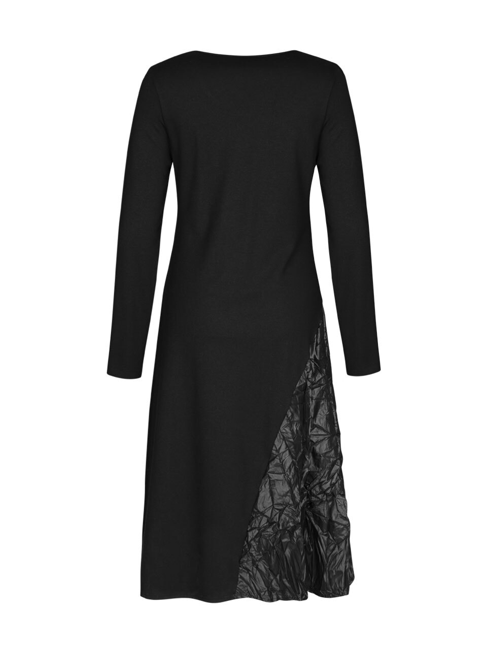 EverSassy By Dolcezza: Asymmetrical Pocket Multi-Media Black Dress (1 Left!)