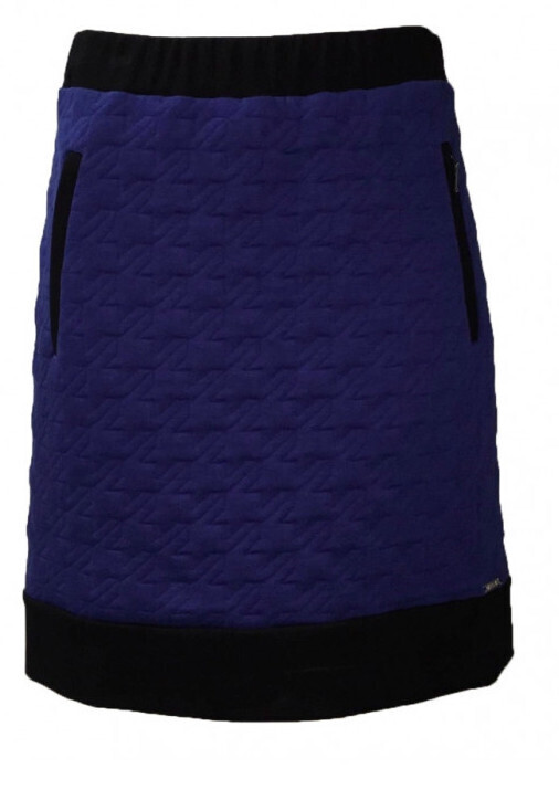 Maloka: Color Contrast Quilted Skirt