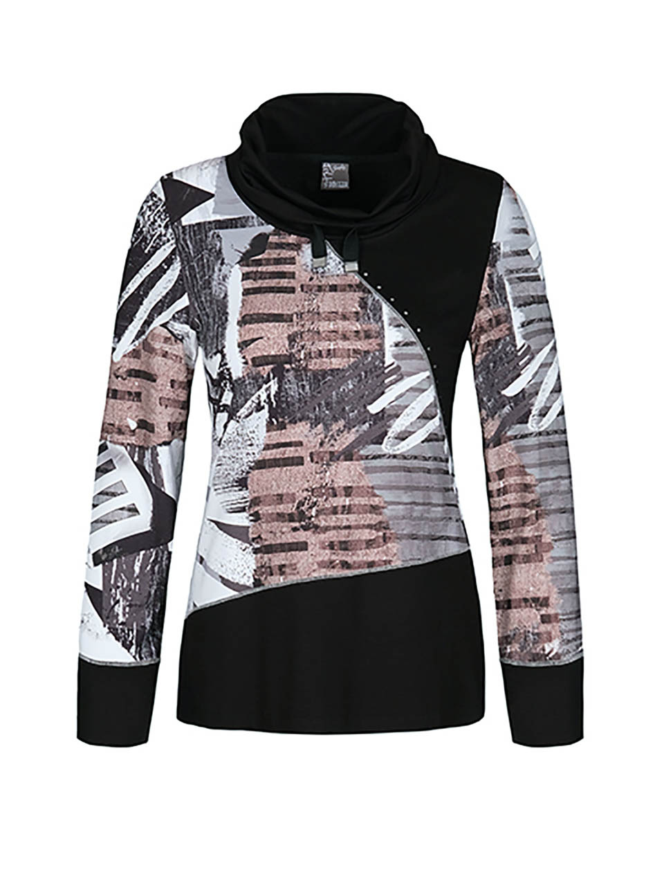 Simply Art Dolcezza: A Splash of Cacao Abstract Art Top (Few Left!)
